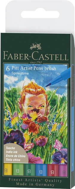 Набір лайнерів Faber-Castell Springtime 6 шт (4005401671770) - зображення 1