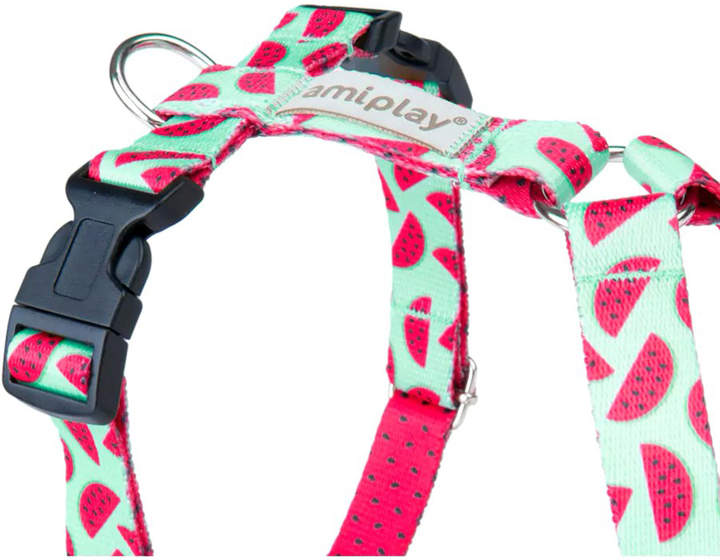Szelki regulowane dla psa Amiplay BeHappy Guard L Watermelon (5907563282735) - obraz 3