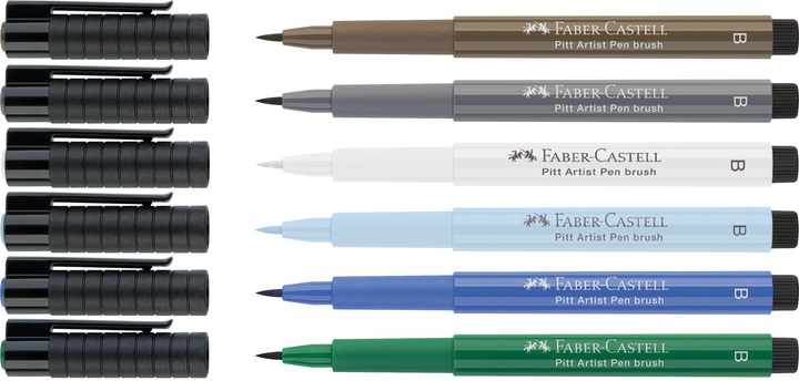 Zestaw linerów Faber-Castell Winterlude 6 szt (4005401671763) - obraz 2