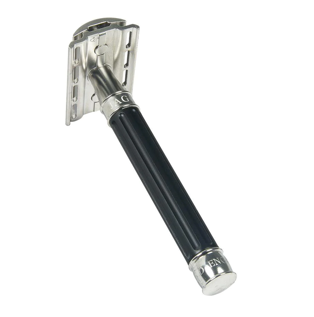 Бритва для гоління Т-подібна Edwin Jagger Safety Razor 3ONE6 Stainless Steel Black - изображение 3