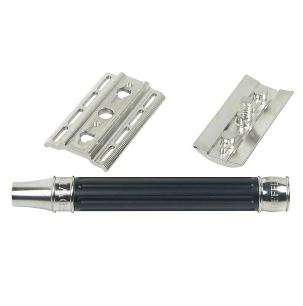Бритва для гоління Т-подібна Edwin Jagger Safety Razor 3ONE6 Stainless Steel Black - изображение 5