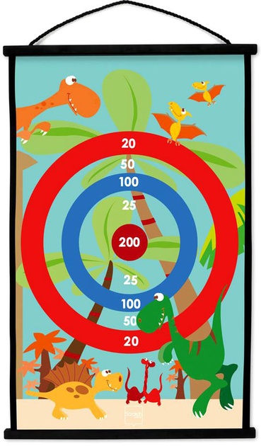 Rzutki Scratch Europe Start to Dart Dinozaury na przyssawkach (5414561820567) - obraz 3