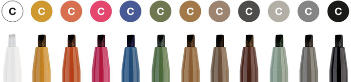 Набір лайнерів Faber-Castell Calligraphy 12 шт (4005401675129) - зображення 3