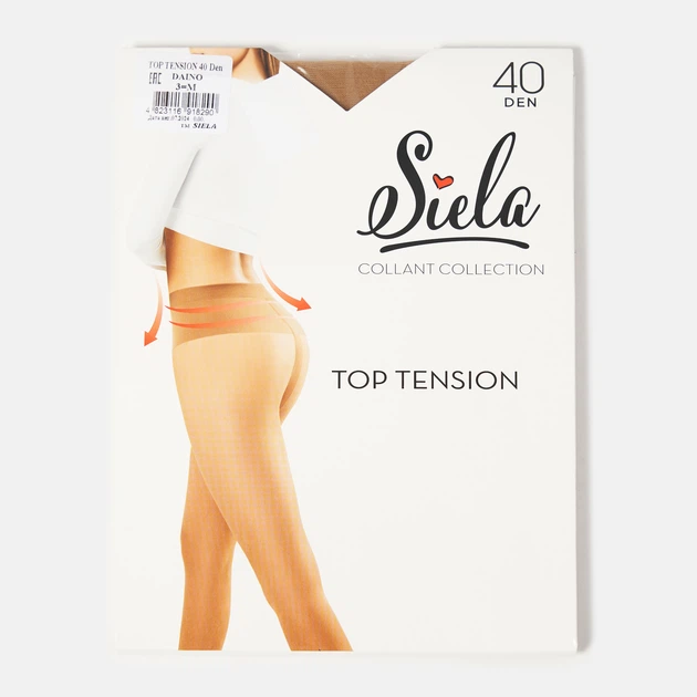 Колготи 40 Den жіночі Siela Top Tension 4 р Коричневі (4823116918306) - Фото 3 Колготи 40 Den жіночі Siela Top Tension 4 р Коричневі (4823116918306) - зображення 3