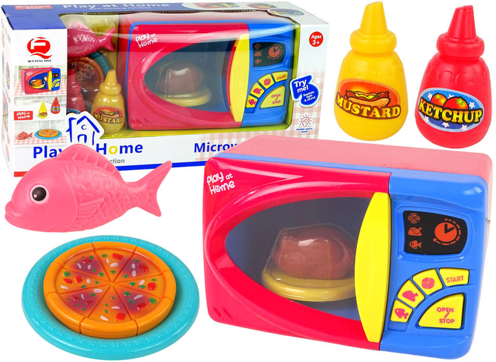 Mikrofalówka LEAN Toys z akcesoriami (5907625586740) - obraz 2