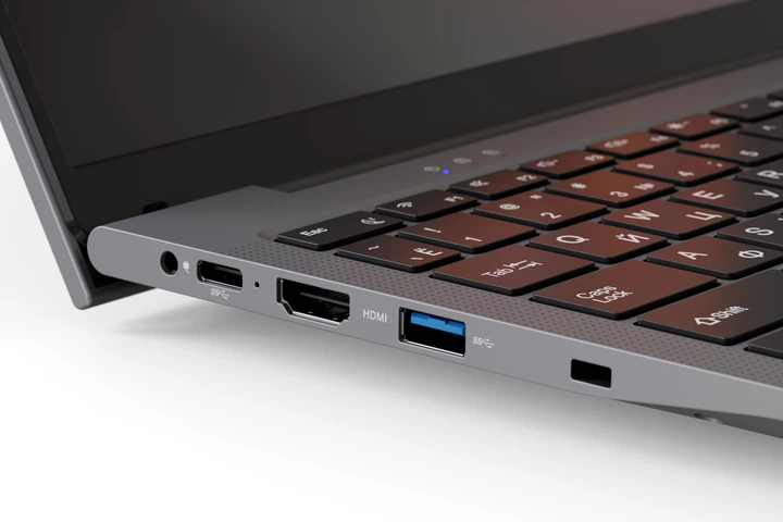 Ноутбук Pixus Link Grey / 15.6" IPS / Intel N100 / RAM 8 ГБ / SSD 256 ГБ / LAN / Windows 11 Pro / Подсветка клавиатуры / Зарядка по USB - Фото 10 Ноутбук Pixus Link Grey / 15.6" IPS / Intel N100 / RAM 8 ГБ / SSD 256 ГБ / LAN / Windows 11 Pro / Подсветка клавиатуры / Зарядка по USB - изображение 10