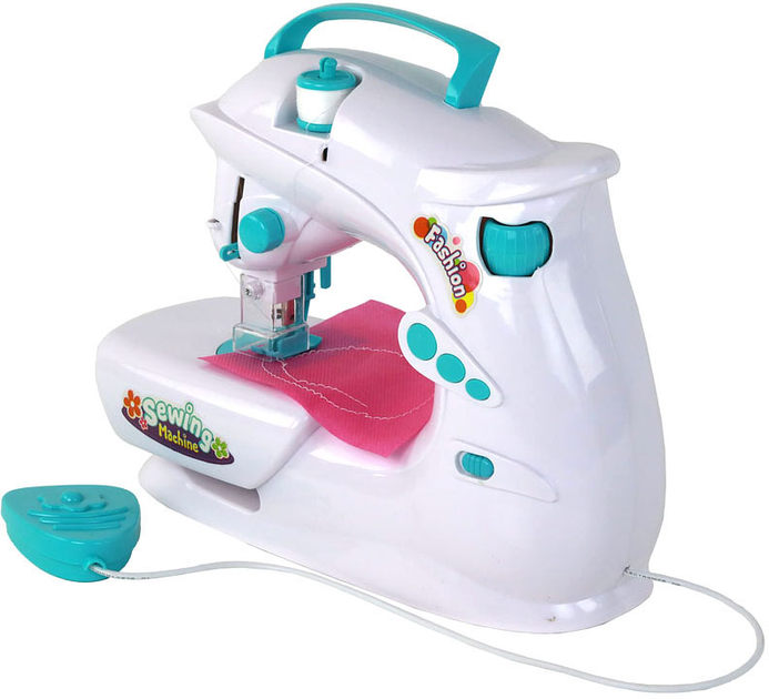 Maszyna do szycia LEAN Toys Jak Prawdziwa Biała (5905991002390) - obraz 3