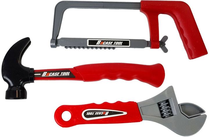 Zestaw narzędzi LEAN Toys Wiertarka + Młotek + Piła 29 elementów (5905323219564) - obraz 3