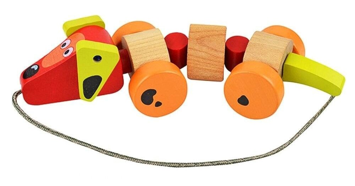Дерев'яна іграшка Cubika Собачка-каталка (13616) (4823056513623) - зображення 3
