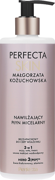 Міцелярна вода Perfecta Skin Malgorzata Kozuchowska зволожувальна 400 мл (5900525092359) - зображення 1