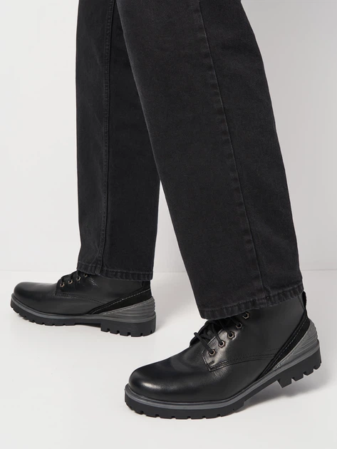 Мужские демисезонные ботинки кожаные Cafe Moda 3KK0030201 2100 HF 45 Черные (8721208041450) - Фото 2 Мужские демисезонные ботинки кожаные Cafe Moda 3KK0030201 2100 HF 45 Черные (8721208041450) - изображение 2