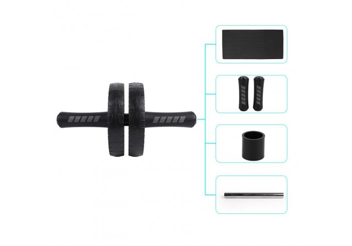 Ролик для пресса EasyFit BLM двойной черный - Фото 6 Ролик для пресса EasyFit BLM двойной черный - изображение 6