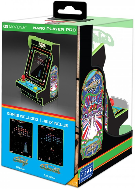 Mini automat do gier My Arcade Nano Player Galaga DGUNL-4197 (845620041978) - obraz 4