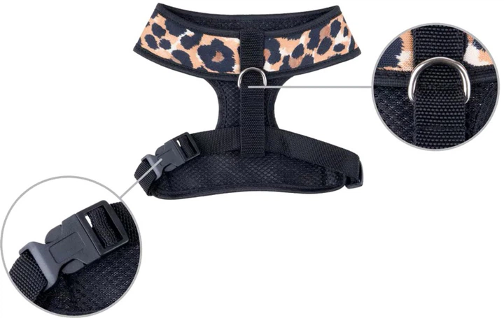 Szelki dla psa Amiplay Safari Scout XS Panterka (5907563262690) - obraz 3