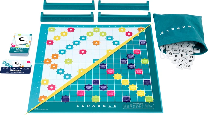 キッズ・ファミリー SCRABBLE Настільна гра Scrabble Оригінал (HXW21) (194735239580) – фото