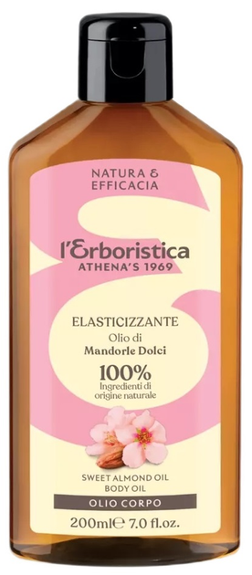 Olejek do ciała L'Erboristica Sweet Almond Oil & Phytoceramides przeciw rozstępom 200 ml (8002842170103) - obraz 1