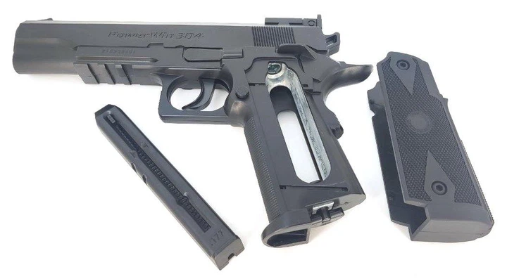 Пневматический пистолет Win Gun 304 Colt 1911 кал. 4,5мм полимер - изображение 4