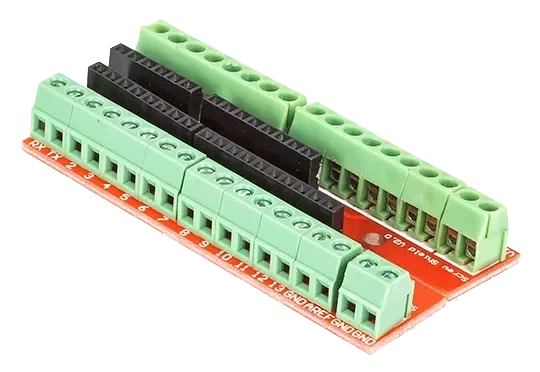 Плата расширения Arduino Uno Screw Shield V2 (винтовые клеммники) - Фото 1 Плата расширения Arduino Uno Screw Shield V2 (винтовые клеммники) - изображение 1