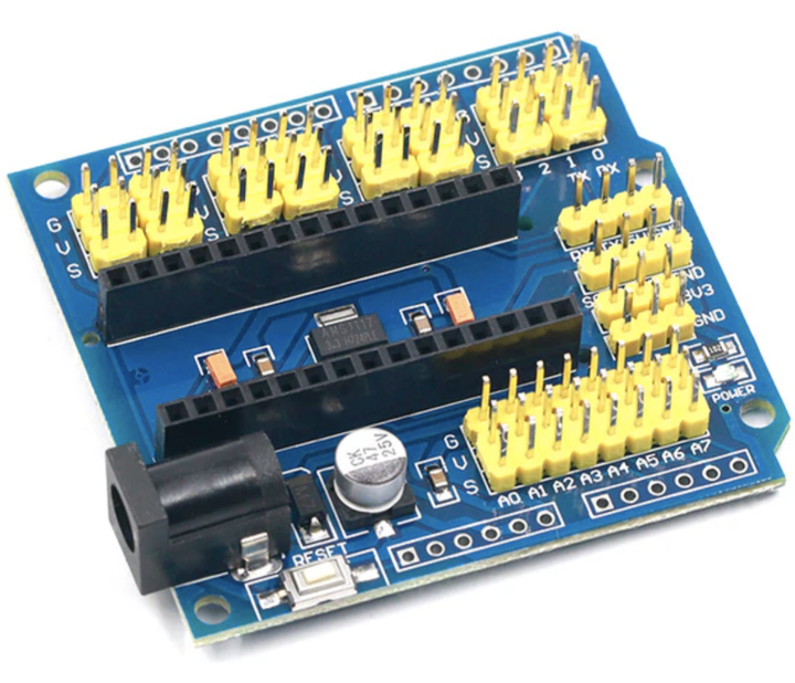 Модуль расширения V3.0 для Arduino Nano UNO плата адаптер шилд - Фото 1 Модуль расширения V3.0 для Arduino Nano UNO плата адаптер шилд - изображение 1