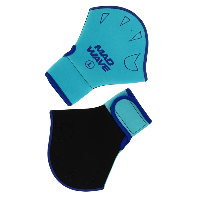 Акваперчатки для аквафитнеса Aquafitness gloves (M082906) S бирюзовый - Фото 2 Акваперчатки для аквафитнеса Aquafitness gloves (M082906) S бирюзовый - изображение 2