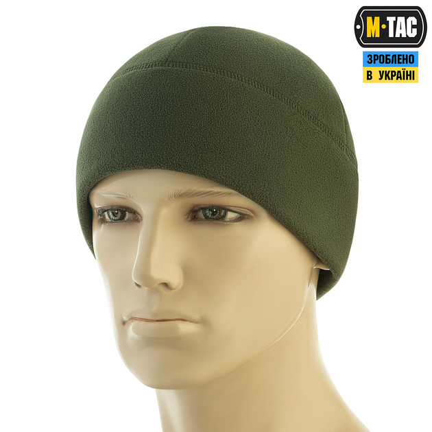 Шапка М-Тас Watch Cap Elite фліс (320г/м2) with Slimtex L Army Olive - изображение 1