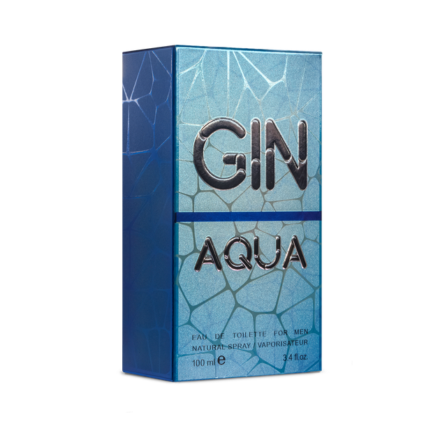 Туалетна вода для чоловіків GIN Aqua Аромат 100 мл (4820022906212) - зображення 2