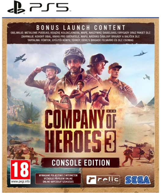 Гра PS5 Company of Heroes 3 Steelbook Edition (Blu-ray диск) (5055277049691) - зображення 1