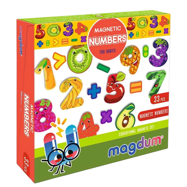 Zestaw zabawkowy Magnum Numery magnetyczne (4820215153492) - obraz 1