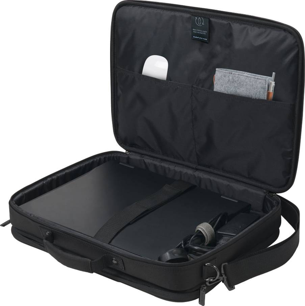 Torba na laptopa Dicota Eco Multi Plus BASE 14-15.6" Czarna (D30491-RPET) - obraz 6
