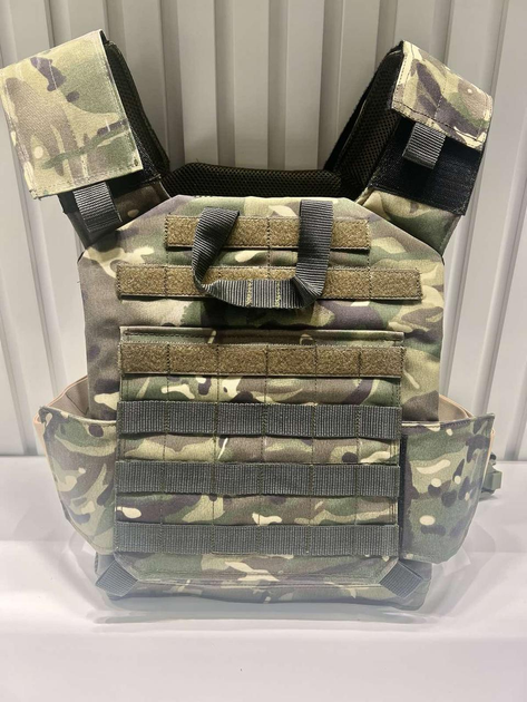 Військовий тактичний жилет плитоноска Cordura 1000D Multicam - зображення 1