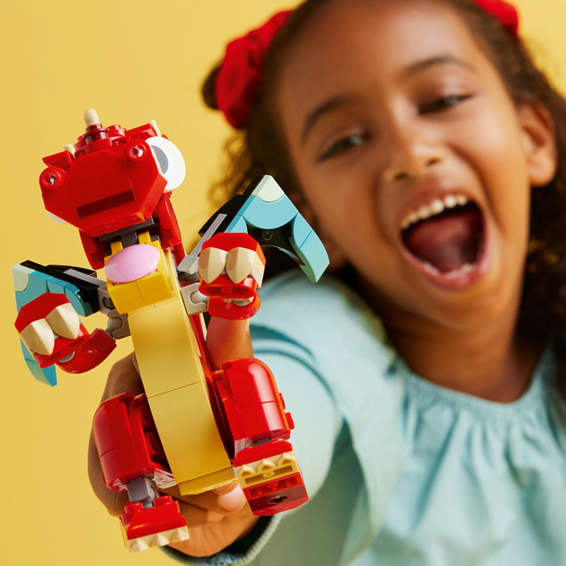 Zestaw klocków LEGO Creator Czerwony smok 149 elementów 4 szt (31145) - obraz 8