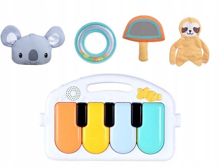 Mata edukacyjna LEAN Toys Koala z pianinko (5904204758642) - obraz 3