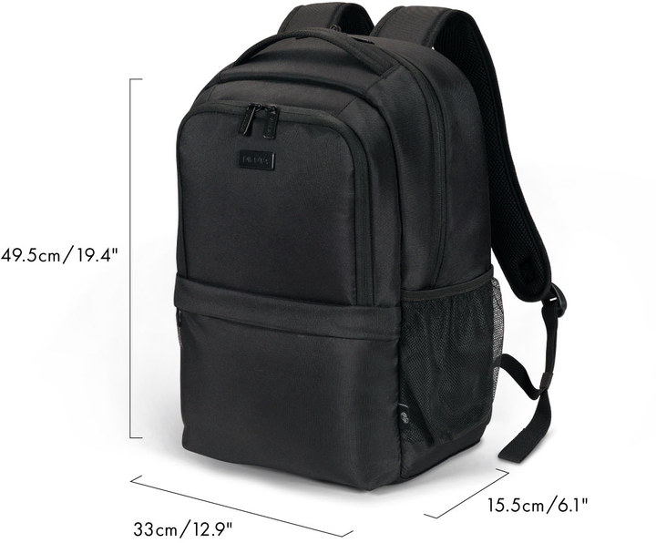 Plecak Dicota Eco CORE 15-17.3" Black (D32028-RPET) - obraz 7