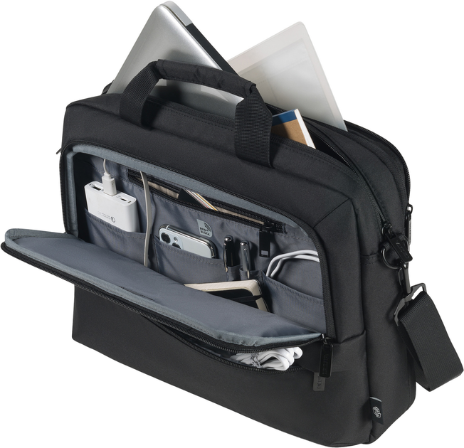 Torba na laptopa Dicota Eco Top Traveller CORE 15-17.3" Black (D32035-RPET) - obraz 6
