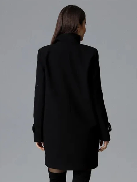 Płaszcz damski Figl M623 XL Czarny (5902194357197) - obraz 2