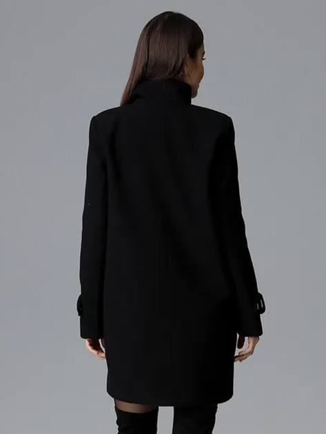 Пальто жіноче Figl M623 XL Чорне (5902194357197) - зображення 2
