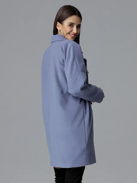 Płaszcz damski Figl M623 XL Niebieski (5902194357319) - obraz 2