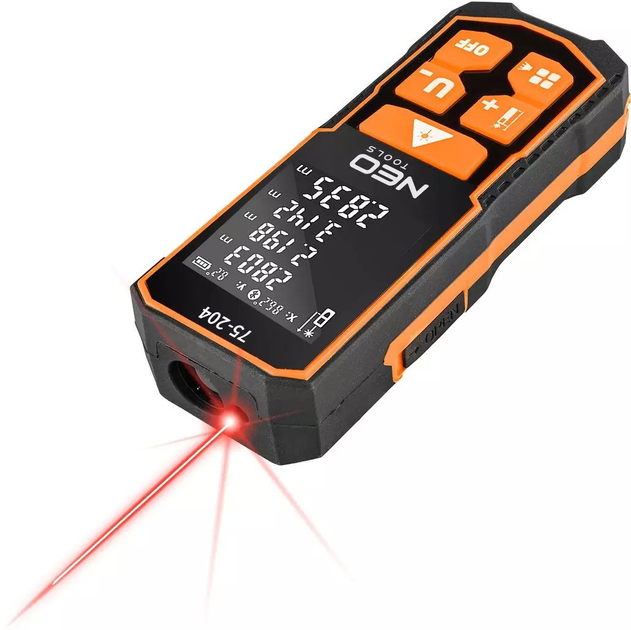 Лазерний далекомір NEO Tools 75-204 (5907558463316) - зображення 6