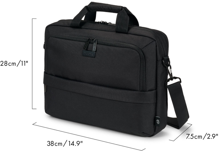 Torba na laptopa Dicota Eco Top Traveller CORE 13-14.1" Black (D32033-RPET) - obraz 8