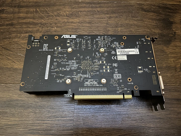 Видеокарта ASUS GeForce GTX 1050 2GB GDDR5 Б/У - изображение 5
