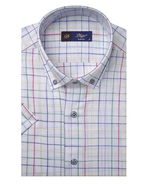 Сорочка чоловіча DIGO (SLIM FIT-117/24) Білий XL - Фото 1 Сорочка чоловіча DIGO (SLIM FIT-117/24) Білий XL - изображение 1
