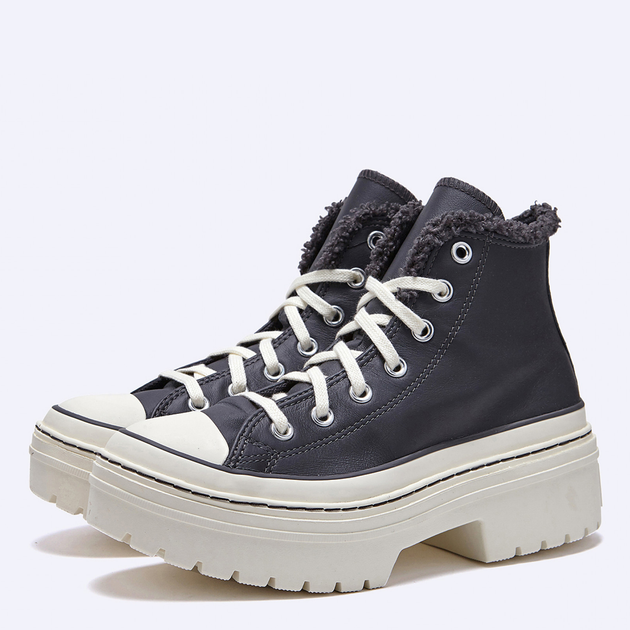 Женские кеды высокие Converse Ctas Lugged Heel Hi A10152C 36 (5.5US) 22.5 см Серые (194435169194) 