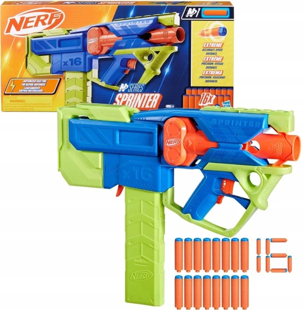 Blaster Hasbro Nerf N Series Sprinter + strzały F8625 (5010996260765) - obraz 2