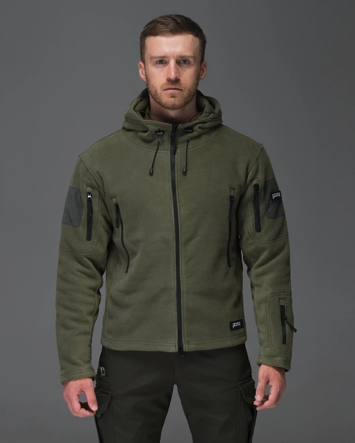 Кофта флісова BEZET Unbreak хакі - XL - Фото 1 Кофта флісова BEZET Unbreak хакі - XL - зображення 1