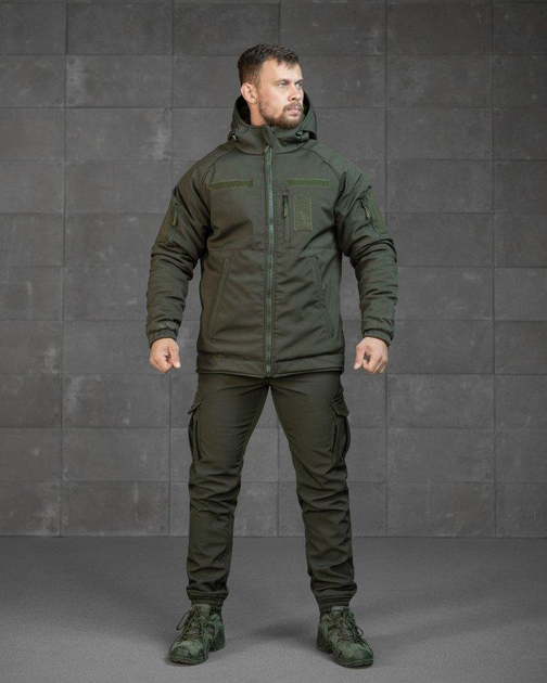 Тактический зимний костюм SoftShell Omni-Heat M олива (89889) - изображение 1