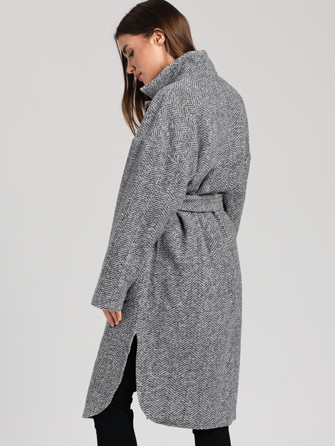 Пальто осіннє жіноче Look Made With Love 909 Paola L/XL Grey (5903999307233) - зображення 2