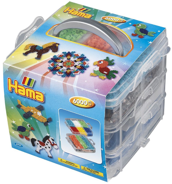 Zestaw mozaiki termicznej Hama Storage Box Small 6701 (0028178067014) - obraz 1