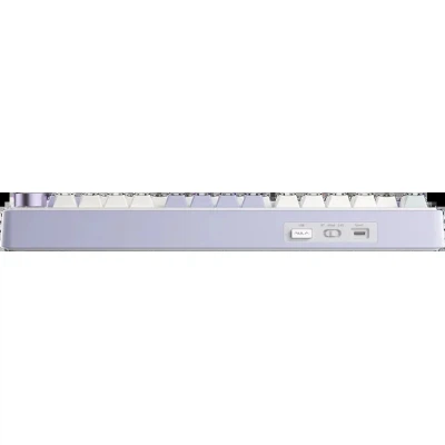 Клавиатура Aula F75 Gasket Greywood V3 switch Hot-Swap PBT Wireless/Bluetooth/USB White (6948391208640) - Фото 6 Клавиатура Aula F75 Gasket Greywood V3 switch Hot-Swap PBT Wireless/Bluetooth/USB White (6948391208640) - изображение 6