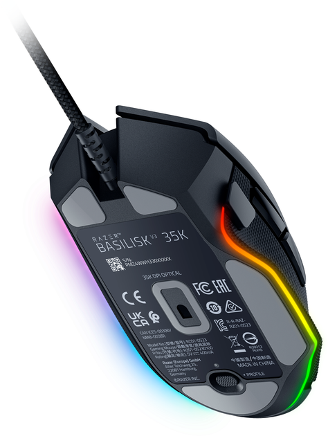 Mysz Razer Basilisk V3 35K USB Black (RZ01-05230100-R3M1) - obraz 5