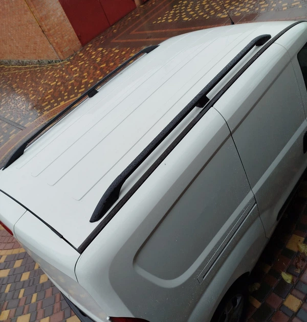 Рейлинги черные Maxi, Пластиковые ножки для Fiat Doblo II 2010-2022 гг - изображение 13
